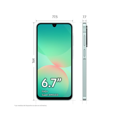 SAMSUNG GALAXY A26 5G 8/256GB VERDE - Imagen 3