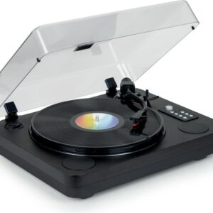 THOMSON TURNTABLE WITH INTEGRATED BT SPEAKER RECORD TO USB FUNCTION BLACK TT650BT