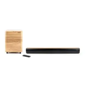 THOMSON SOUND BAR BT + WIRELESS SUBW 300W USB PLAYER EQ REMOTE WOOD/BLACK SB400BTWSBK