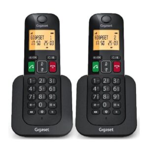 GIGASET WIRELESS PHONE ELEMENTAL 400 DUO BLACK (L36852-H3009-D201)