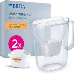 BRITA JUG STYLE ESSENTIAL WHITE 2,4L + 2 FILTERS MAXTRA PRO CAL