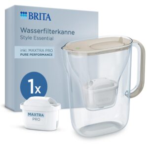 BRITA JUG STYLE ESSENTIAL SAND 2,4L + 4 FILTERS MAXTRA PRO
