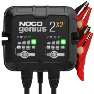 NOCO GENIUS2X2 4A 2-BANK BATTERY CHARGER