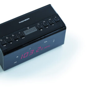 THOMSON ALARM-CLOCK + RADIO FM UP TO 20 PRESET BLACK CR50
