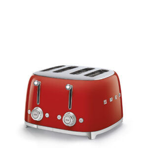 SMEG TOASTER 4x4 50´STYLE RED TSF03RDEU