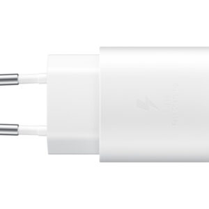 SAMSUNG PD 25W USB C TO USB C WALL CHARGER EP-TA800XW WHITE