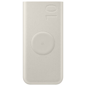 SAMSUNG POWER BANK 10.000MAH 25W MAX WIRELESS + DUALPORT 2XUSB-C BEIGE EB-U2510XUEGEU