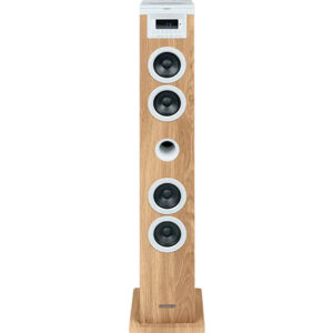 THOMSON SOUND TOWER BT 60W + CD/USB/SD PLAYER + RADIO FM REMOTE LED DISP. WOOD/WHITE DS121CD